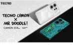 TECNO lance la série CAMON 20 Mr Doodle Edition, avec une première mondiale de coque arrière de style graffiti