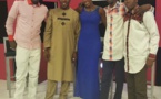 Dj Yves et Ngoné Ndiaye en compagnie du groupe Bidew Bou Bess
