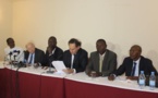 En images, la conférence de presse des avocats de Karim Wade