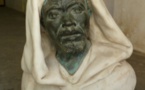 Une sculpture du roi de Dakar