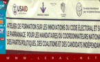 Election présidentielle: Les innovations dans le code électoral partagées avec les mandataires des candidats à la candidature