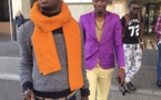 Aba de Sen Tv et son ami Wally Seck dans les rues de Paris