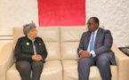 Escale technique: Ellen Johnson Sirleaf était hier à Dakar
