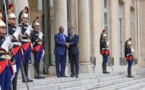 Le Président Macky Sall à l'Elysée : Des questions de coopération bilatérale, au menu de leurs échanges (Photos)