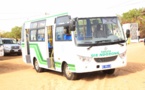 Macky Sall préside la cérémonie de mise en route de 44 minibus TATA pour la commune de Kaolack