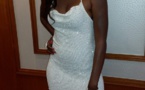 Queen Biz toute classe dans sa magnifique robe