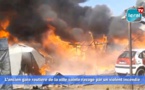Touba: L’ancienne gare routière de la ville sainte ravagée par un violent incendie