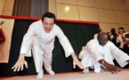 Yaya Jammeh et le Président taïwanais sur le tatami