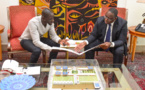 Macky Sall séduit par l'ambitieux projet du footballeur Mamadou Sakho