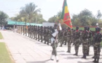 Camp militaire de Bango : Le drapeau national présenté à 2014 nouvelles recrues