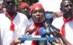 Manifestation contre la suspension de leurs salaires : Un Collectif de l'ENDSS devant le ministère de la Santé  -Wolof