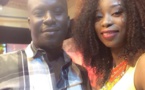 DJ Makhou de Walf Tv pose avec Adiouza