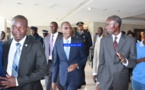 Visite du ministre de l'Intérieur, Abdoulaye Daouda Diallo au Radisson blu,  suite à la fausse à alerte à la bombe