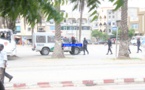  Marche de l'opposition interdite: Un impressionnant dispositif policier quadrille la Place de l'Obélisque