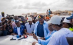 Photos / Littoral: Visite du Ministre Moussa Balla Fofana sur l’axe Guediawaye-Malika