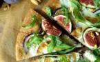 Recette Pizza aux figues et au chèvre à la farine complète