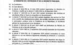 Législatives 2024 : L’arrêté ministériel qui dresse la liste validée ou invalidée des participants