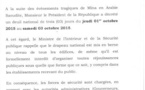 Interdiction de toutes réjouissances publiques au Sénégal ( Pas de Ganalé)