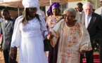 Pose de la première pierre de la maternité de Ouakam, Marième Faye Sall chaleureusement accueillie et remerciée par les populations