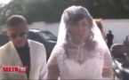 Amina Poté en robe de mariée sur le plateau de "Seetu Bi"
