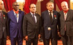 Lors de la décoration de Me Sidiki KABA, Garde des Sceaux Ministre de la justice du Sénégal