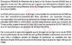 Prétendue dette du Sénégal à l’OMS : Le MSAS dément les rumeurs, blanchit l’Etat et apporte ses précisions