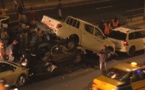 Vidéo - Accident spectaculaire sur l'autoroute à hauteur du pont Colobane. Regardez