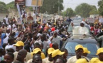 En images l'accueil de  Macky Sall à Tivaoune