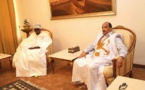 Photos - Le Khalife général des Mourides présente ses condoléances au Président mauritanien 