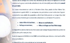 SEN'EAU et SONES annoncent des perturbations dans l'approvisionnement en eau, le 5 avril 2025 (Document)