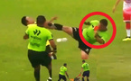 Insolite au championnat district de Casma :  Un arbitre karatéka riposte avec un high-kick en plein match