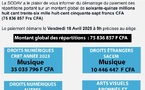 SODAV : Début du paiement des répartitions prévu le 18 avril