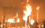 Touba : Un violent Incendie ravage encore le marché Ocass