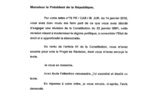 L'Avis de l'Assemblée Nationale adressé au président Macky Sall le 20 janvier 2016 (Documents)