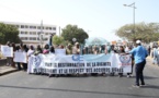 Les enseignants dans la rue pour le respect des accords signés avec le gouvernement du Sénégal  (images)
