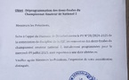 Suite à l'appel du Diamono vs Dahra : Les demi - finales de la nationale 2, reportées à une date ultérieure