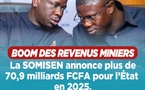 Explosion des revenus miniers : La SOMISEN verse plus de 70 milliards FCfa à l’État, en 2025 !