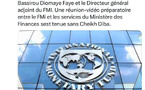 Économie : le FMI en visite au Sénégal pour des discussions de suivi, selon un post de Madiambal Diagne