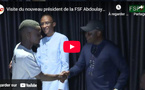 Abdoulaye Fall, nouveau président de la FSF, en visite dans la tanière des "Lions"