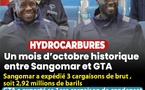 Hydrocarbures : Un mois d’octobre historique entre Sangomar et GTA