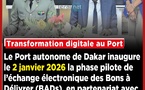 Le Port autonome de Dakar va inaugurer la phase pilote de l’échange électronique des Bons à Délivrer (BADs)