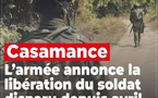 Conflit en Casamance : Le militaire enlevé en avril dernier, enfin libéré