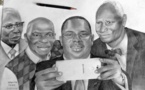Le président Macky Sall et ses prédecesseurs en mode selfie