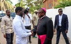 Photos / Veille de la fête de la Nativité : Le président de la République a effectué une visite de courtoisie à l’évêque de Ziguinchor, Jean-Baptiste Valter Manga