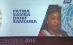 Fatma Samba Diouf Samoura présentée au monde du Football par M. Infantini, patron de la FIFA