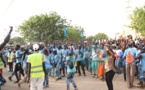 Images-Marche Pélerinage Marial Popenguine 2016 : Forte mobilisation de la paroisse Marie Immaculée des Parcelles Assainies