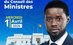 Conseil des ministres du 1er avril 2026 : Pâques, industries extractives, An 2…Bassirou Diomaye Faye fixe le cap