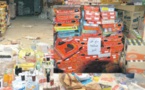 Saisie d’une importante quantité de produits alimentaires (Gendarmerie)