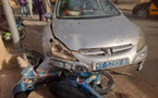 Thiès : un violent choc entre un “clando” et une moto fait une blessée grave