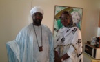 Cherif Cheikh Sidyl Khairy Ibn Boun Nana Aidara visite les studios de "Fem FM"